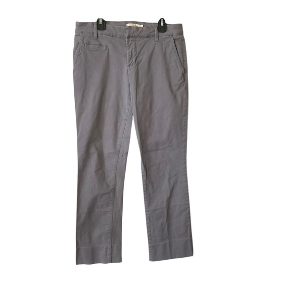 Tory Burch Women's Gray Straight Leg Pants - Picture 1 of 8